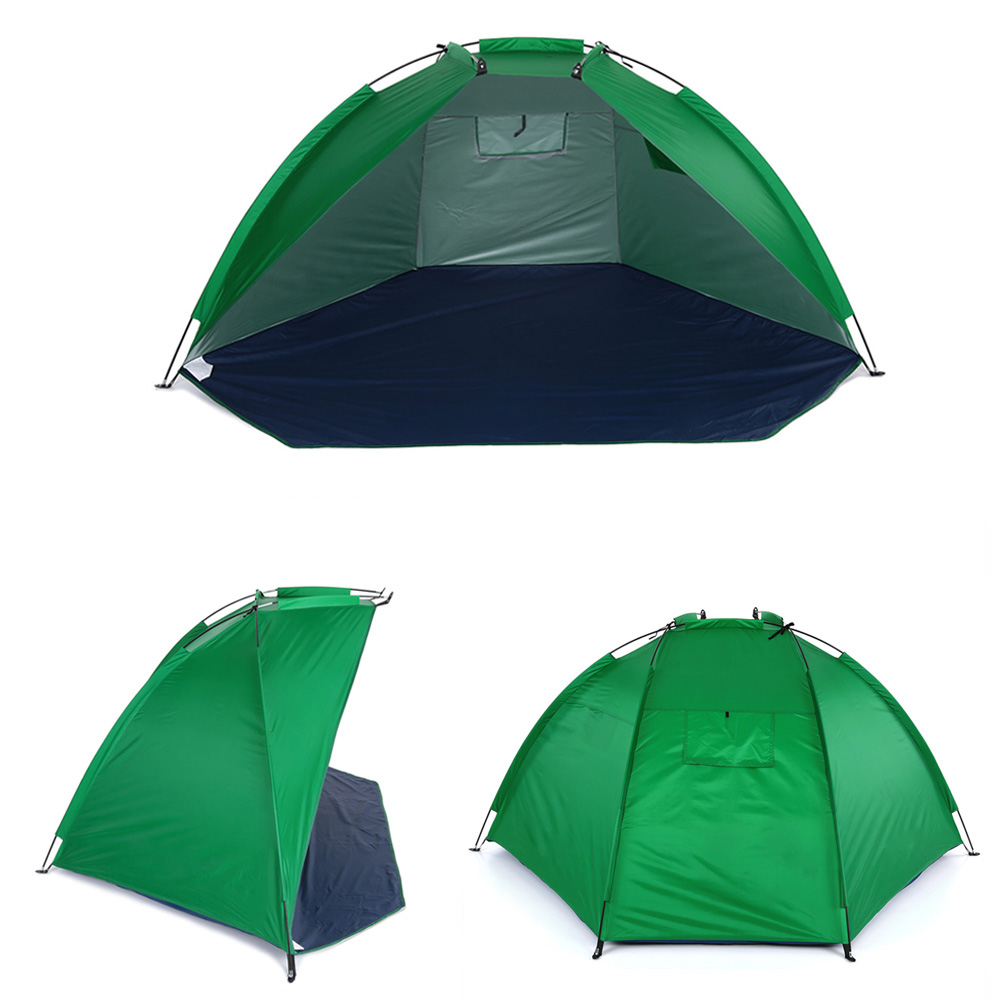 Cheap Goat Tents Single Layer Beach Tents 2 Persons Camping Tent Anti UV Sun Shelters Awning Shade Outdoor Tent for Fishing Picnic Hiking Tents 